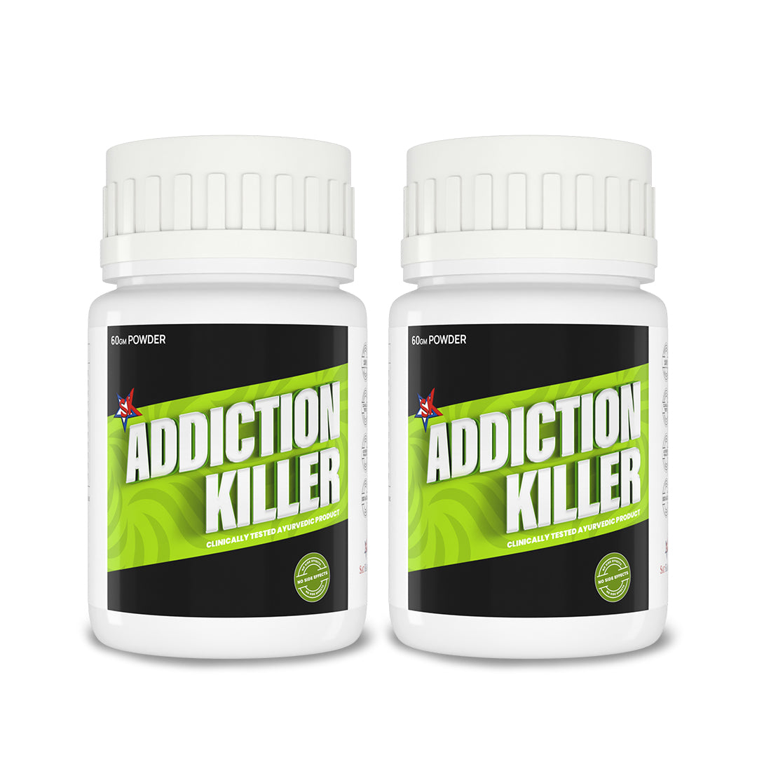 Addiction Killer | Ayurvedic Powder to Stop Drinking Alcohol | Anti-smoking Supplement | Quit Heroin, Opium & Drugs