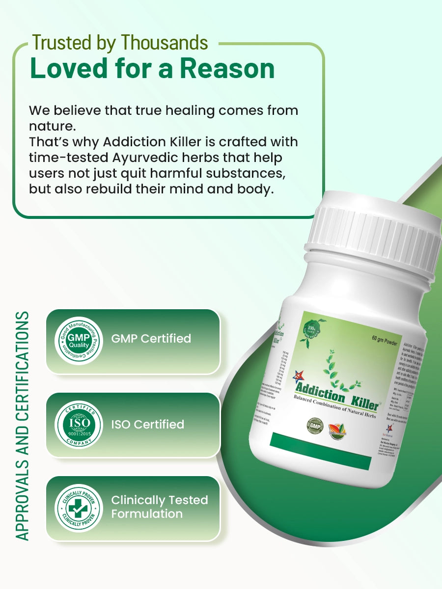 Addiction Killer Certifications