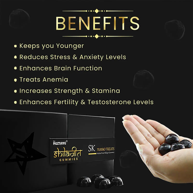 Shilajit Gummies Reduces Stress