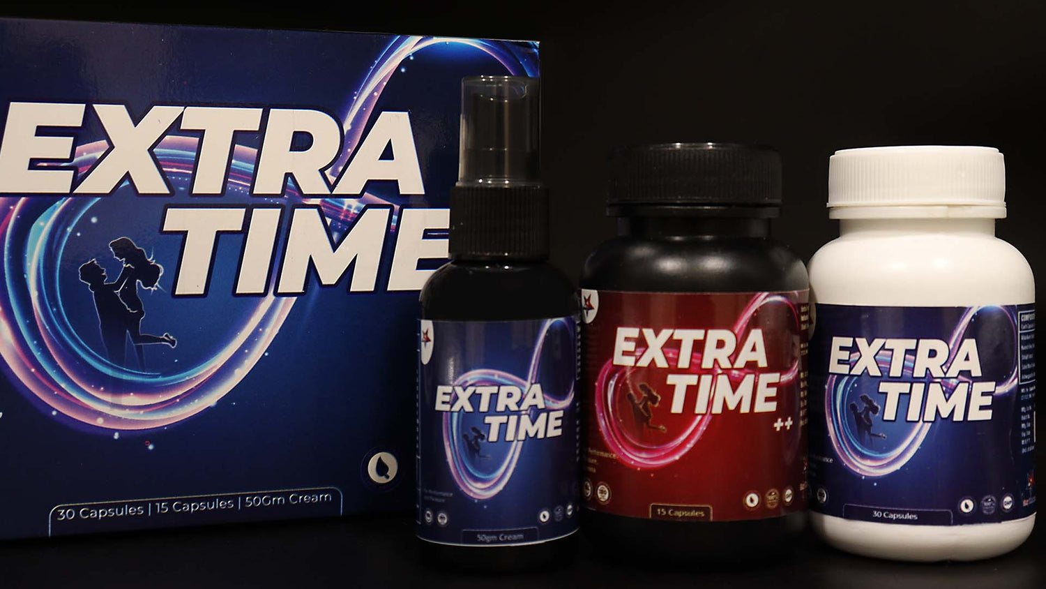 extra time kit capsules and cream