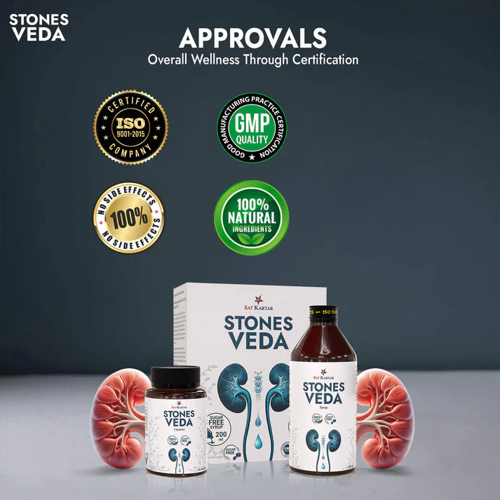 Stones Veda | Ayurvedic Medicine for Kidney Stone | Kidney Stone Syrup | Stone Removal Capsules & Syrup | Kidney Stone Treatment Without Surgery
