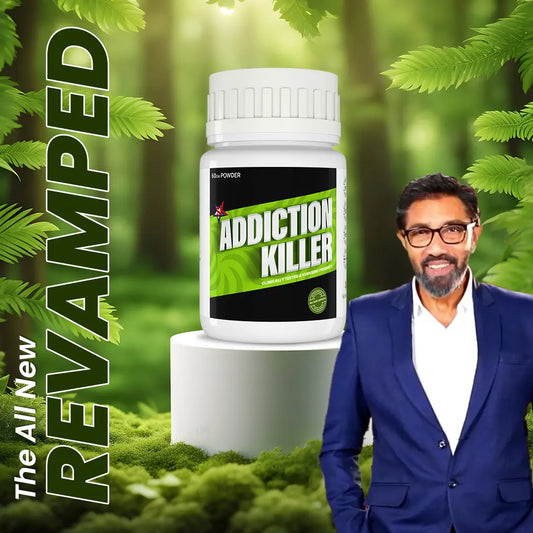 Addiction Killer | Ayurvedic Powder to Stop Drinking Alcohol | Anti-smoking Supplement | Quit Heroin, Opium & Drugs