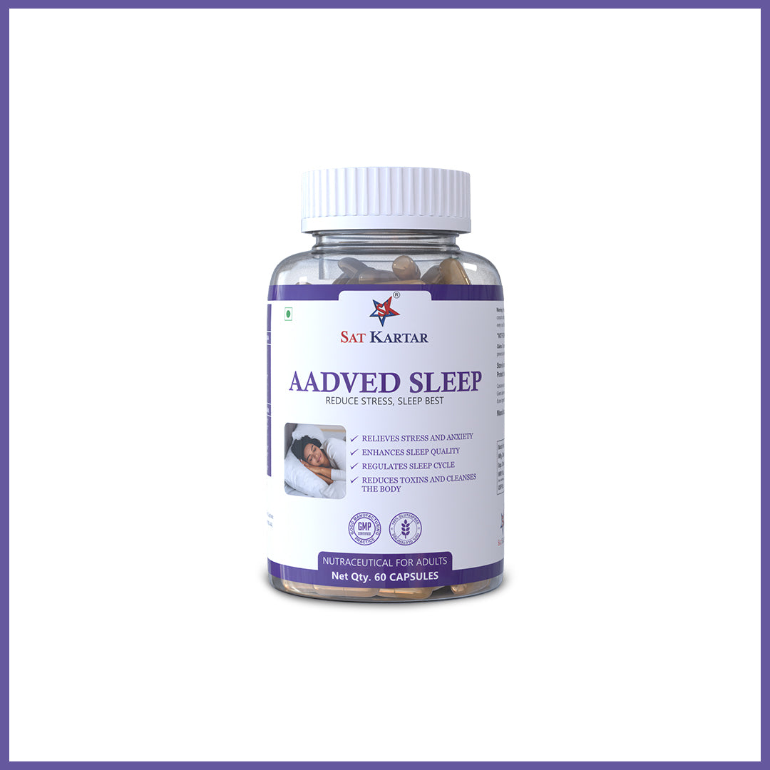 Aadved Sleep | Ayurvedic Sleeping Capsules for Natural & Restful Sleep