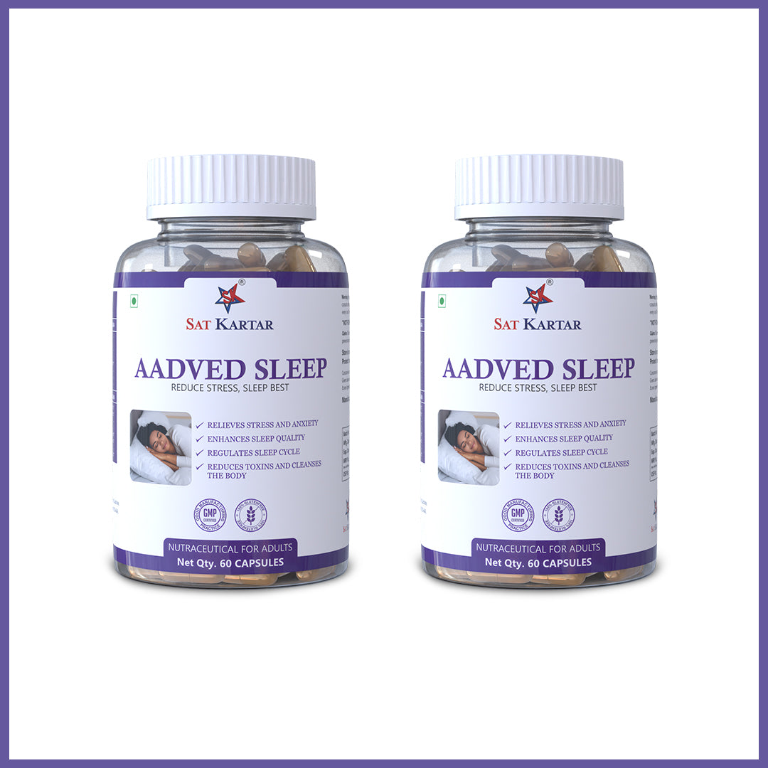 Aadved Sleep | Ayurvedic Sleeping Capsules for Natural & Restful Sleep
