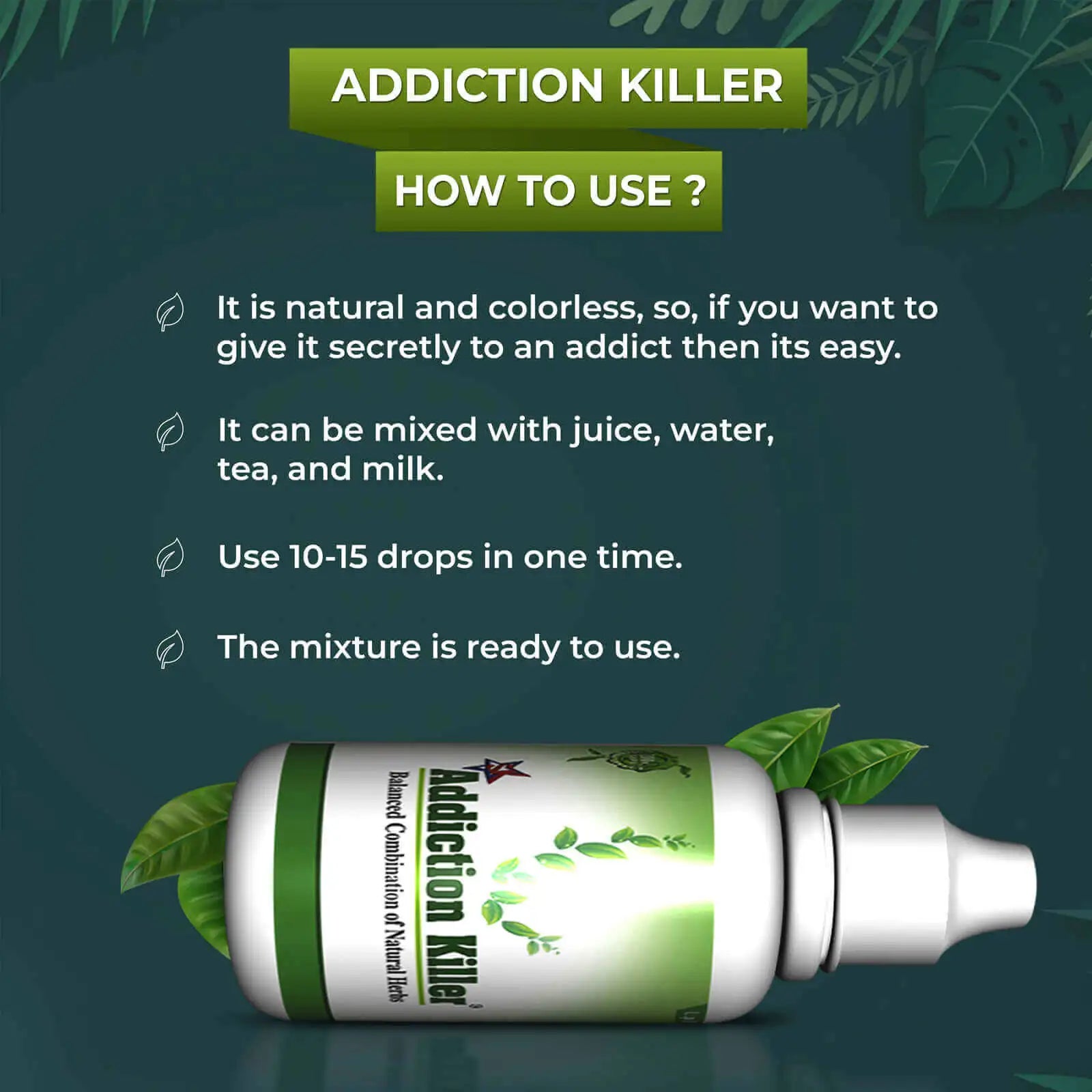 Addiction Killer amount