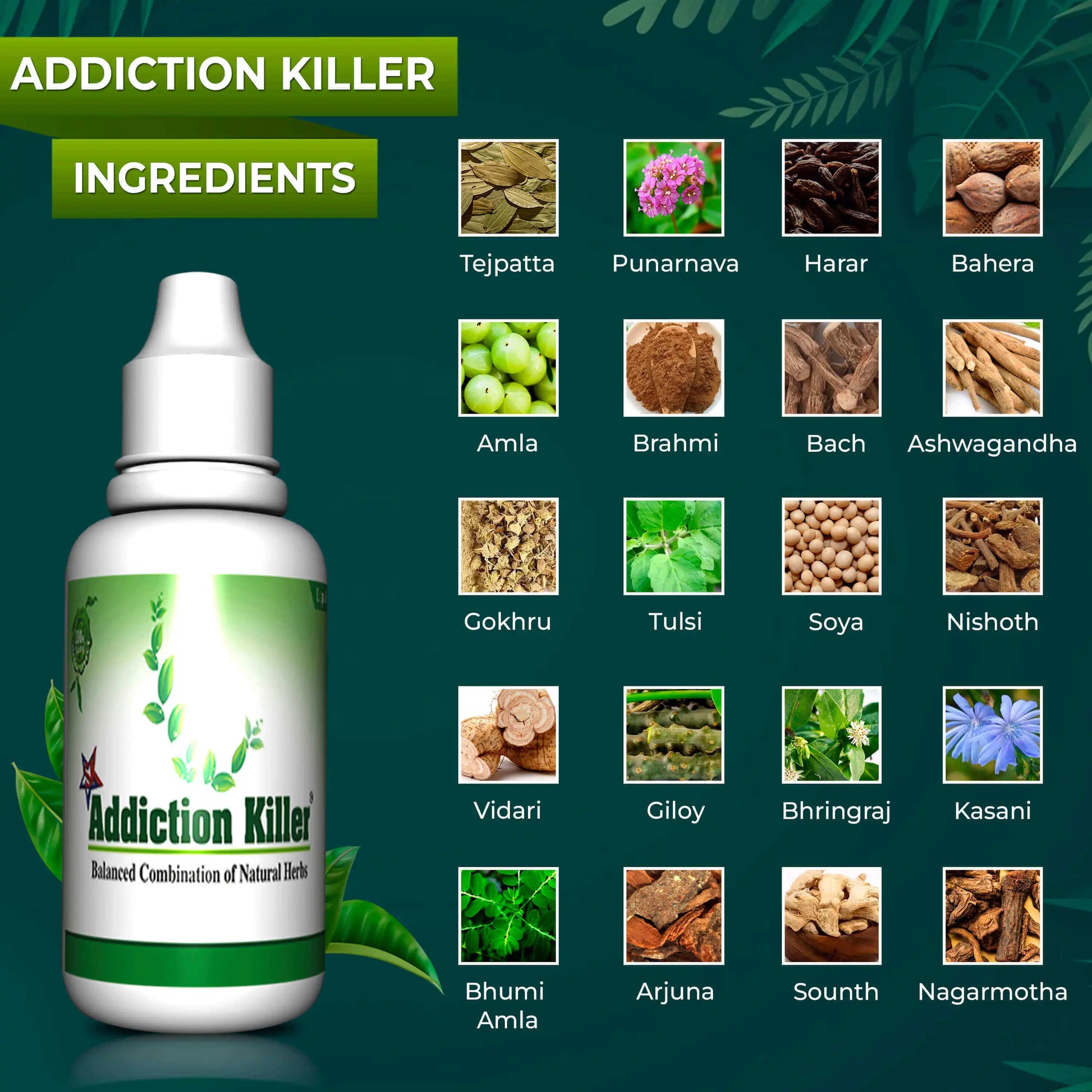 Addiction Killer ingredients