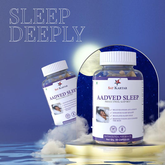 Aadved Sleep | Ayurvedic Sleeping Capsules for Natural & Restful Sleep