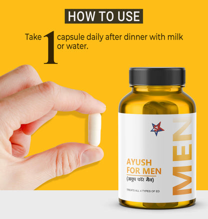 ayush for men how to use