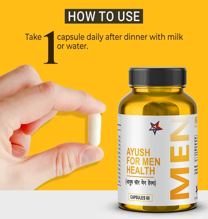 Ayush for Men | Assists in Supporting 4 Types of ED