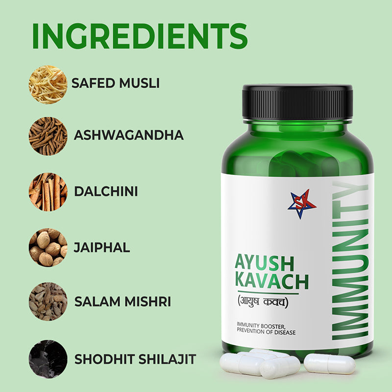 ayush kavach ingredients