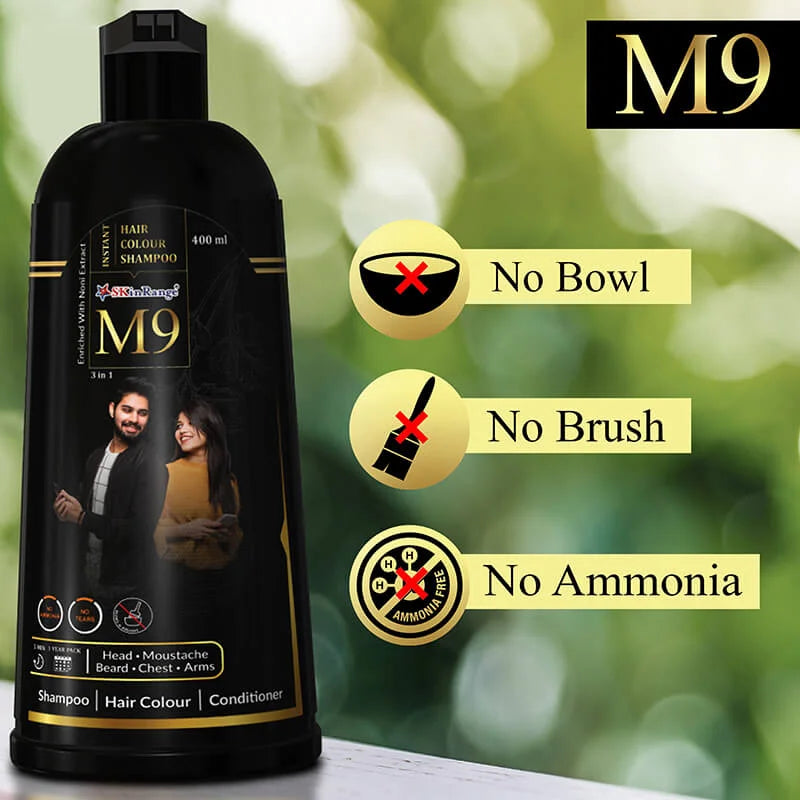 black hair color shampoo