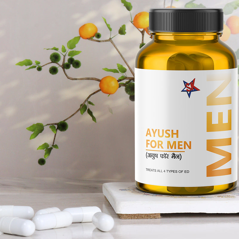 bottle of ayush for men