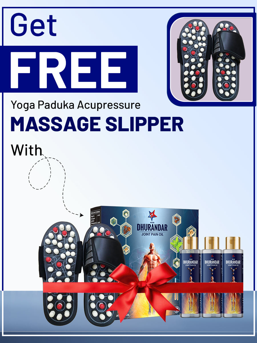 dhurandar oil free gift slipper