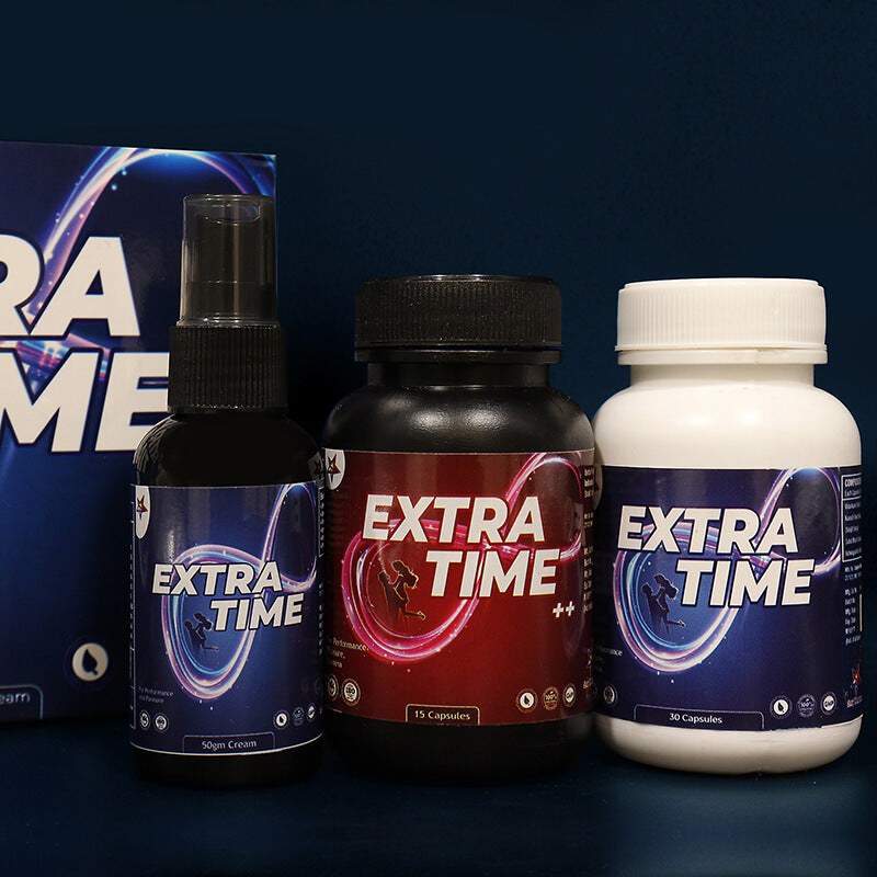 extra time cream and capsules kit