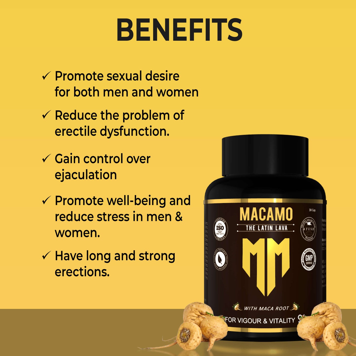 Macamo | The Latin Lava | Maca Root for Vigor and Vitality