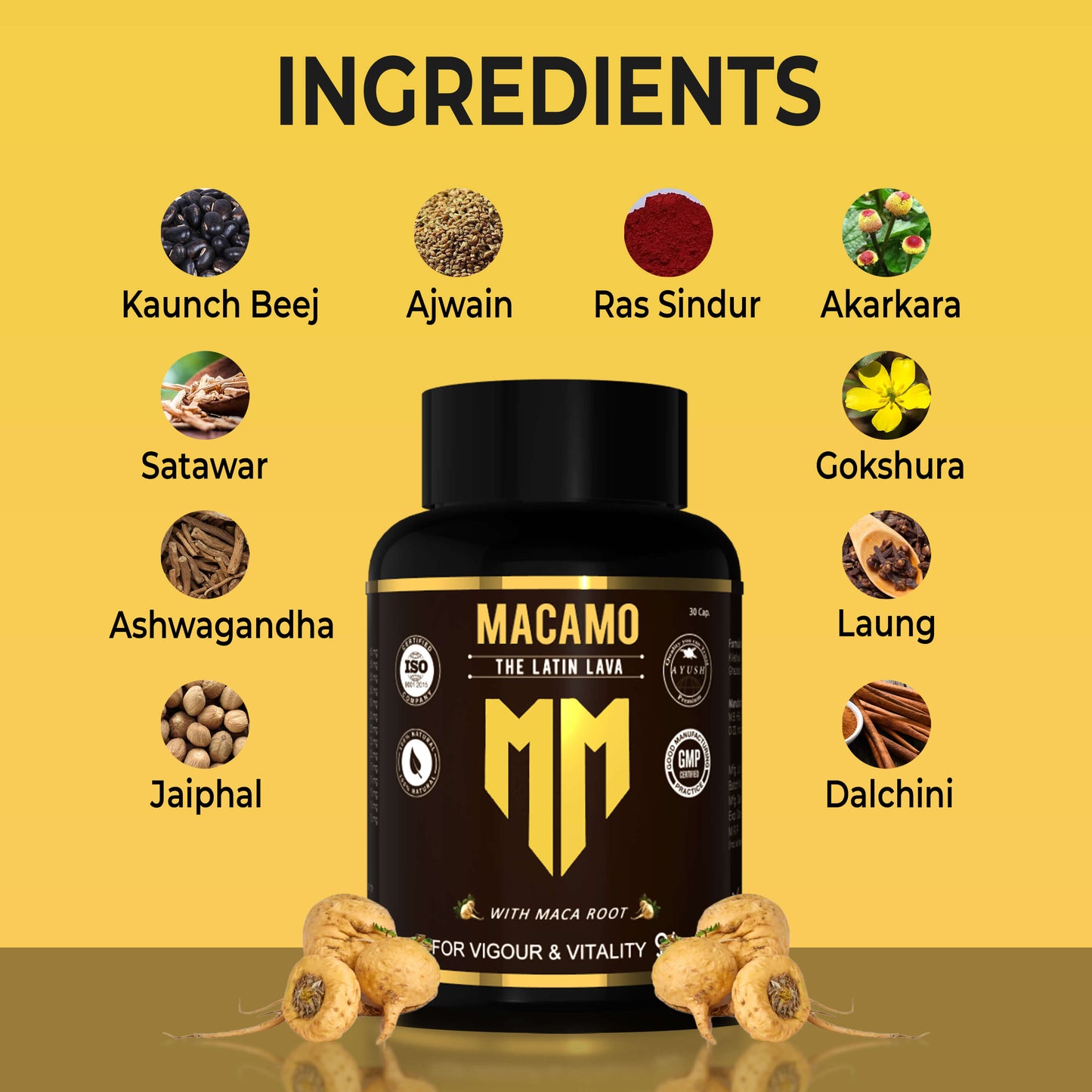 Macamo | The Latin Lava | Maca Root for Vigor and Vitality