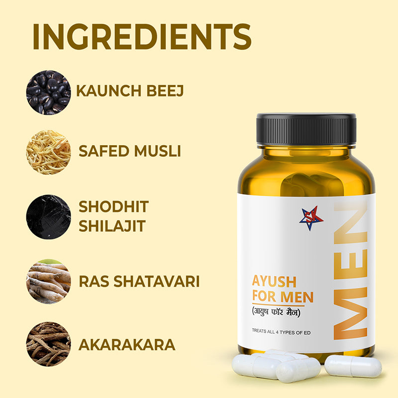 ingredients of ayush for men