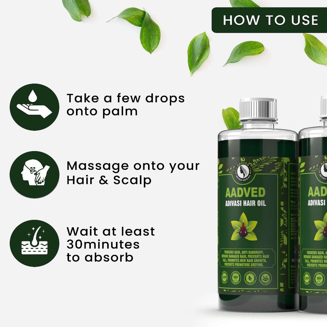 adivasi hair oil how to use