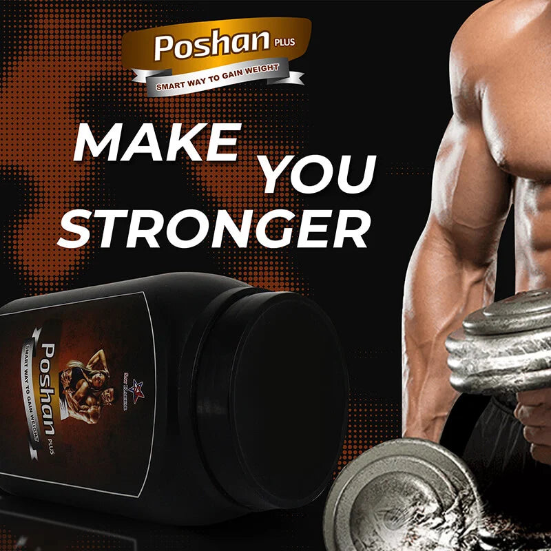 poshan plus ayurvedic weight gainer