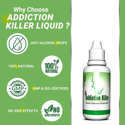 போதைப்பொருள் கொல்லி திரவம் | போதை எதிர்ப்பு சொட்டு | பானம் நிறுத்து மருந்து | போதைப்பொருள் இல்லாத ஆர்க்